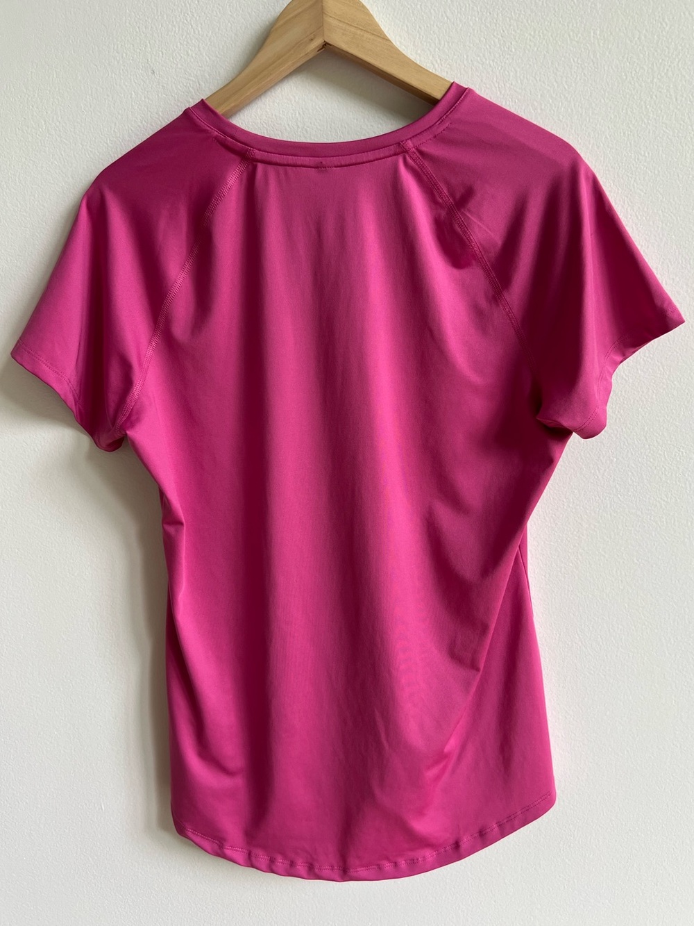 Adidas Womens Large Pink Performance Athletic Workout Running Short Sleeve Shirt - Picture 12 of 12